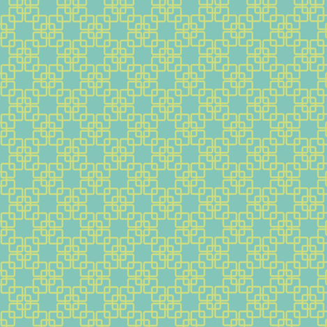Flight of the Peacock - coordinating blue fabric by irrimiri on Spoonflower - custom fabric