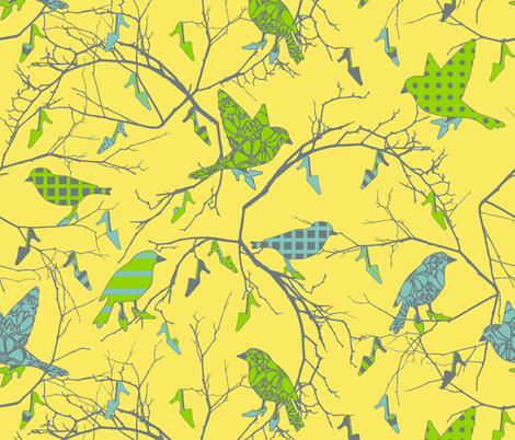 birds in a shoe tree