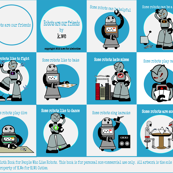 Robots Are Our Friends cloth book