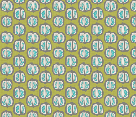 pomegranate envy fabric by mummysam on Spoonflower - custom fabric