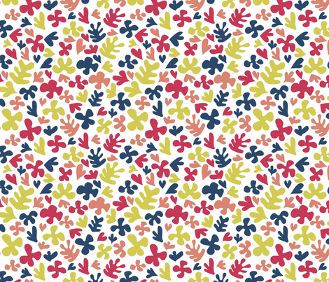 Matisse Inspired Fabric - Limited Palette