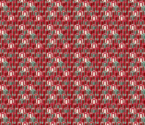 Holiday Boxes Mini fabric by papermoonpatterns on Spoonflower - custom fabric