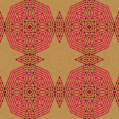 Ikat Pink Medallions