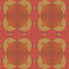Ikat Pink Gong