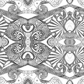 Azure ink (black and white)