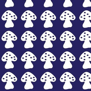 mushroom dark blue