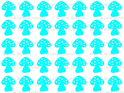mushroom turquoise