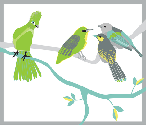 eavesdropper fabric by carey_perez on Spoonflower - custom fabric