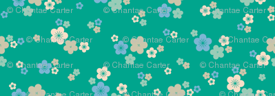 spring blossom in emerald