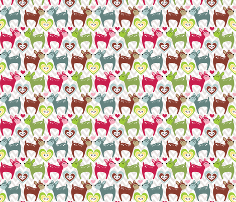 My Deer fabric by tradewind_creative on Spoonflower - custom fabric