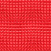 Hearts Line (Dark Pink)