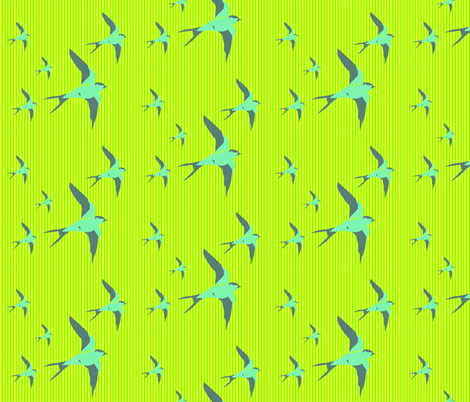 birds fabric by policunha on Spoonflower - custom fabric