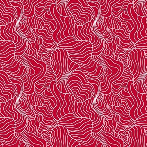 Crazy Contours Red