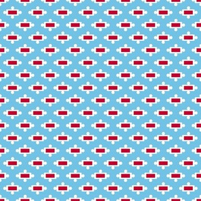 Racing Rectangles Blue