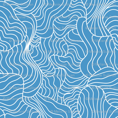 Crazy Contours Blue