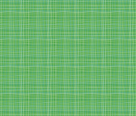 Wavy Wovens Green fabric by melaniesullivan on Spoonflower - custom fabric