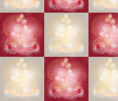 Christmas trees fabric by stewsha on Spoonflower - custom fabric