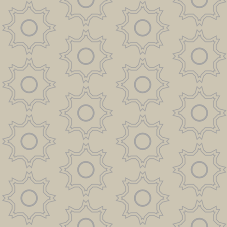 Kabbalah Star (Taupe) fabric by david_kent_collections on Spoonflower - custom fabric