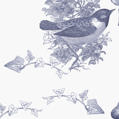 Viole tBirds and Nest Toile