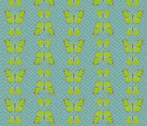 Cocoon Butterflies Sky fabric by designedtoat on Spoonflower - custom fabric