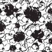 Painterly Garden _Black and White