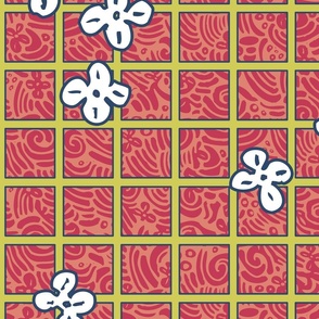 Scattered flowers