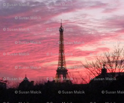 November Sunset with Eiffel Tower 2