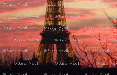 November Sunset with Eiffel Tower 1