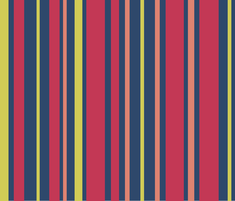 Nasher Matisse Companion Fabric_stripes_multi fabric by kfrogb on Spoonflower - custom fabric