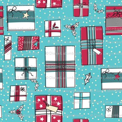 Retro Christmas Packages 