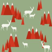 Christmas Deer - Woodland