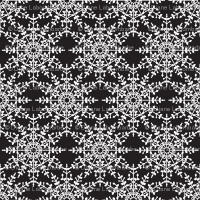 Ornate Snowflakes Pattern