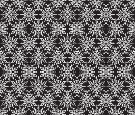 Ornate Snowflakes Pattern fabric by diane555 on Spoonflower - custom fabric