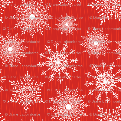 Ornate Snowflakes Pattern