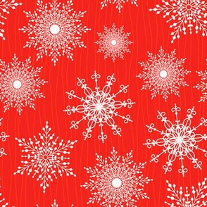 Ornate Snowflakes Pattern