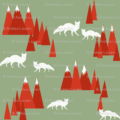 Christmas Fox - Woodland 
