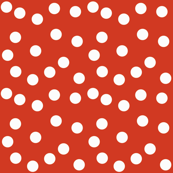 Christmas Dots - Dark Red