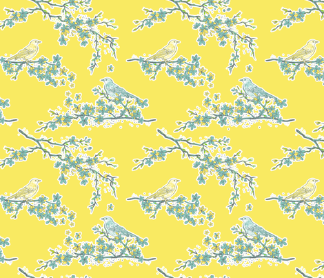 Blossoms & Song Birds 