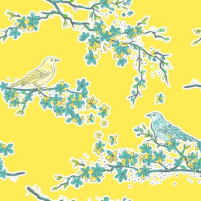 Blossoms & Song Birds 