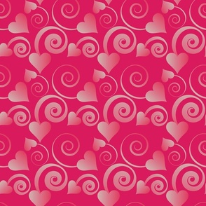 hearts and ribbons