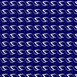 navy wavy white starlight