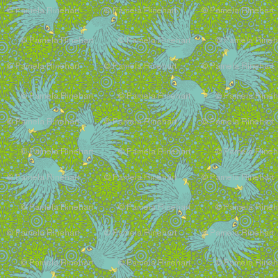fancy_flight 4 color  blue birds