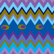 Peacock Chevron