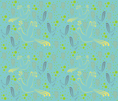 vogels2 fabric by rcmj on Spoonflower - custom fabric