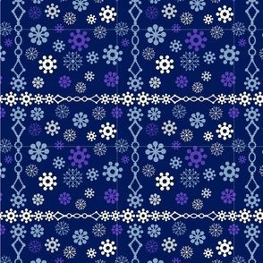 snowflakes borders
