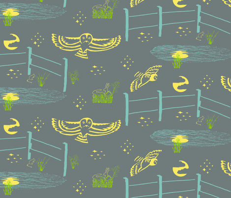 Night Flight fabric by creative_merritt on Spoonflower - custom fabric