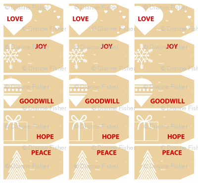 Christmas gift tags