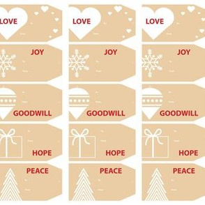 Christmas gift tags