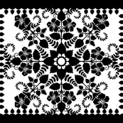 Akahai Quilt - black & white