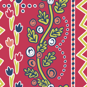 Colourful Abstract Pattern In Modern Art Style